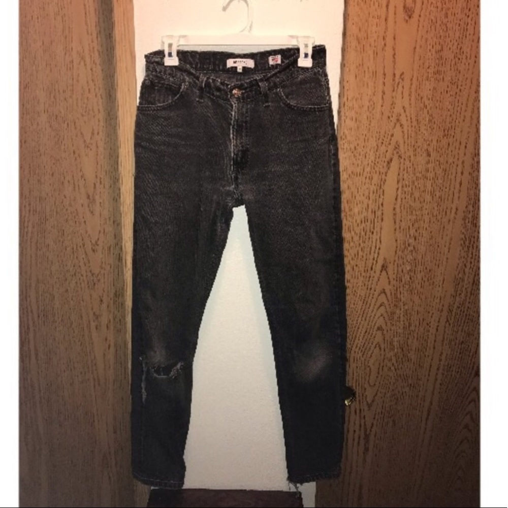 Re/done ankle crop jeans